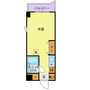 ワンルーム 間取り図