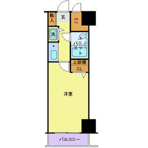 ワンルーム 間取り図