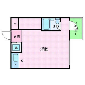 ワンルーム 間取り図