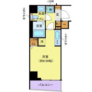 ワンルーム 間取り図