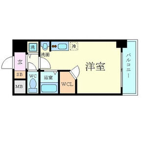 ワンルーム 間取り図
