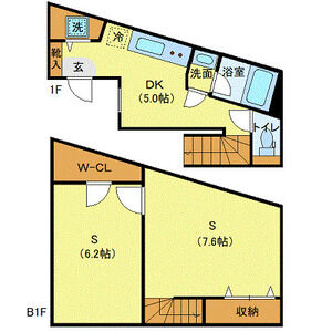 ワンルーム 間取り図