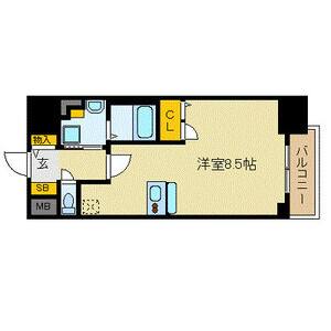 ワンルーム 間取り図