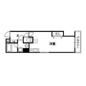 ワンルーム 間取り図