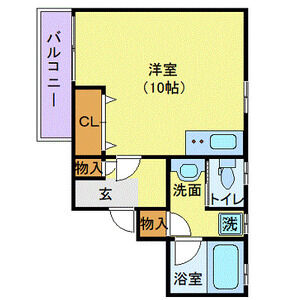 ワンルーム 間取り図