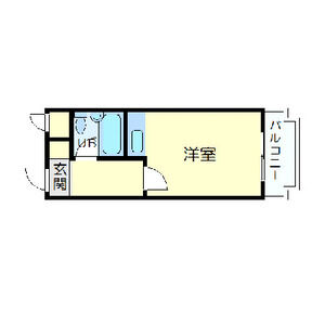 ワンルーム 間取り図