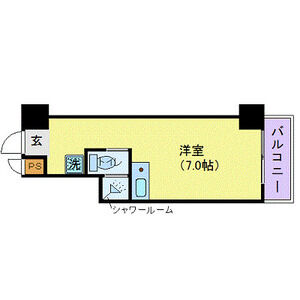 ワンルーム 間取り図