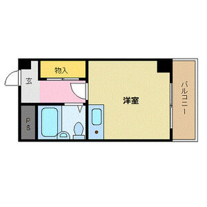 ワンルーム 間取り図