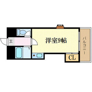 ワンルーム 間取り図