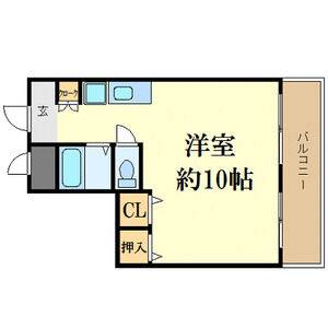 ワンルーム 間取り図