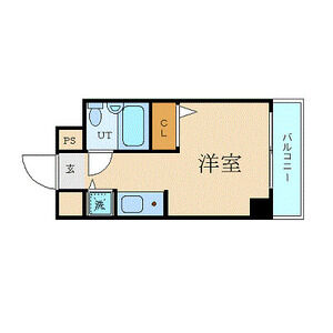 ワンルーム 間取り図