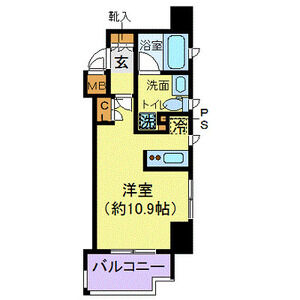 ワンルーム 間取り図