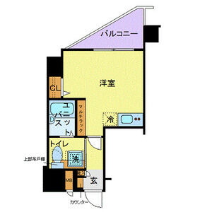 ワンルーム 間取り図