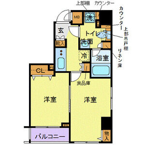2K 間取り図