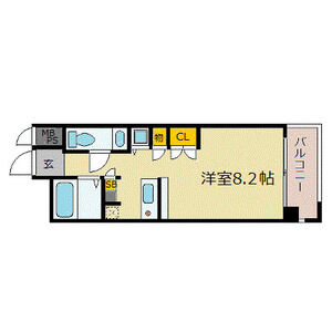 ワンルーム 間取り図