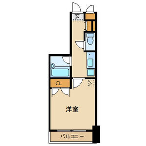 ワンルーム 間取り図