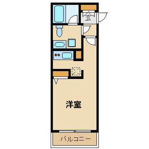 ワンルーム 間取り図