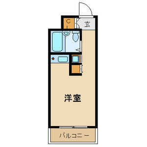 ワンルーム 間取り図