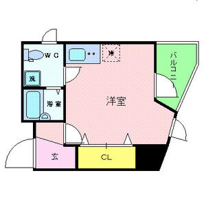 ワンルーム 間取り図