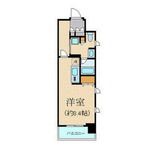 ワンルーム 間取り図