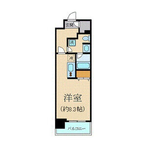 ワンルーム 間取り図
