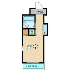 ワンルーム 間取り図