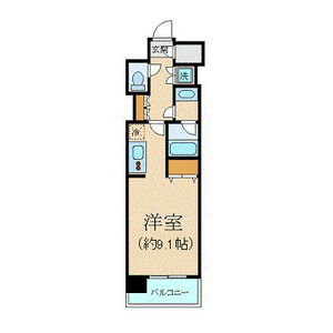 ワンルーム 間取り図