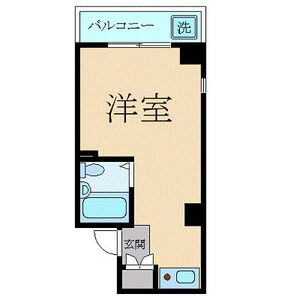 ワンルーム 間取り図