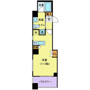 ワンルーム 間取り図