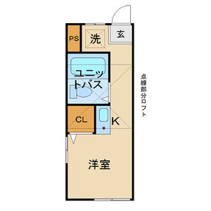 ワンルーム 間取り図