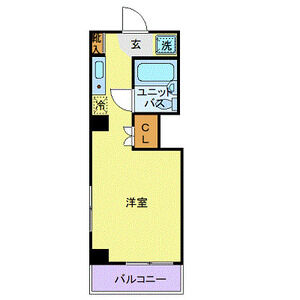 ワンルーム 間取り図