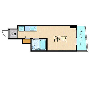 ワンルーム 間取り図
