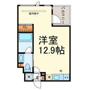 ワンルーム 間取り図