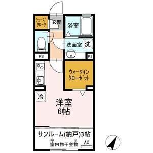 ワンルーム 間取り図