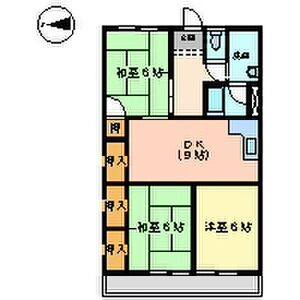 3LDK 間取り図