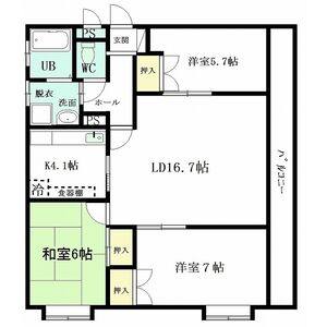 3LDK 間取り図