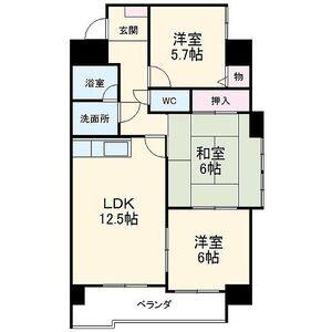 3LDK 間取り図