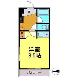 ワンルーム 間取り図
