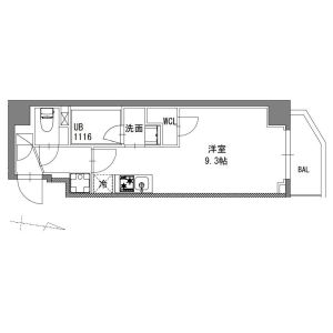 ワンルーム 間取り図