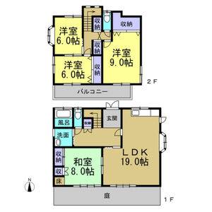 4LDK 間取り図