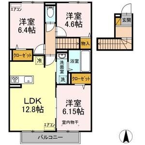 3LDK 間取り図