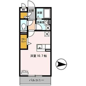 ワンルーム 間取り図
