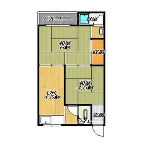 2K 間取り図