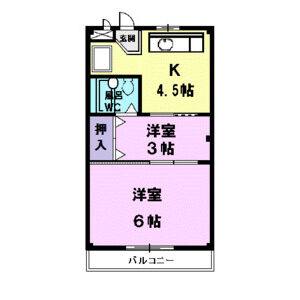 2K 間取り図