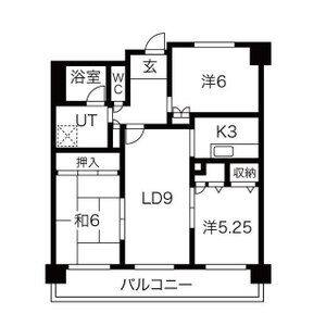 3LDK 間取り図