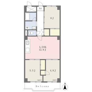 3LDK 間取り図