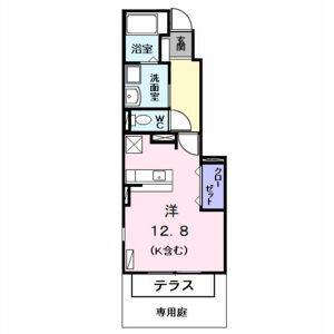 ワンルーム 間取り図