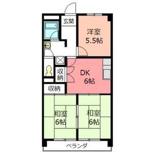3DK 間取り図