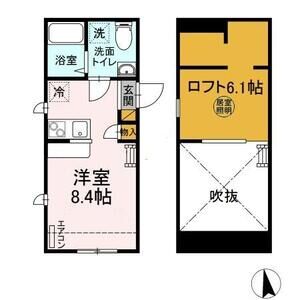 ワンルーム 間取り図