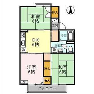3DK 間取り図